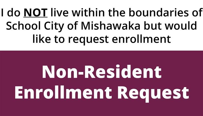 non resident enrollment request button